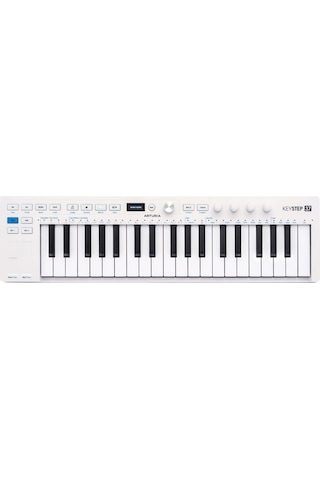 Keystep 37 Mk2: Beyaz Gelişmiş 32-tuş Keyboard / Controller / Sequencer