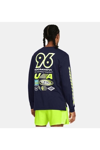 Erkek Ua Launch Uzun Kollu 1384195-100 Lacivert