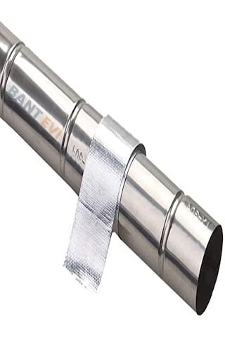 Yüksek Isıya Dayanıklı Alüminyum Bant Cam Elyaf Takviyeli Isı Kalkanı 5 CM x 5 M