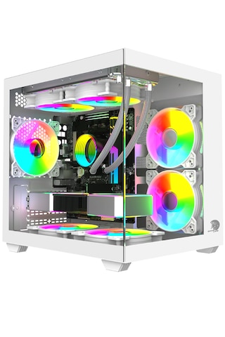 Gameline Hıper V2 3x Rgb Fanlı Usb 3.0 Gaming Bilgisayar Kasası Beyaz