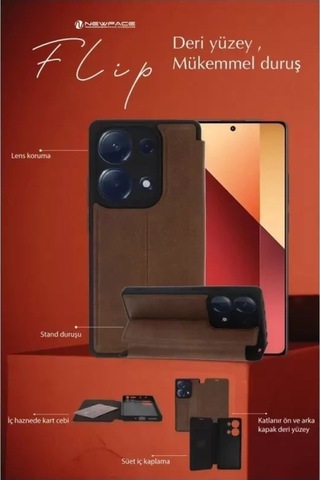 Mey İthalat Apple iPhone Uyumlu  16 Pro Max Kılıf Flip Cover - Taba Çok Renkli