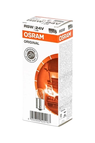Ahmet Otomotiv Osram 5627 R5w 24 Volt 67 Ampul 5watt 10 Adet
