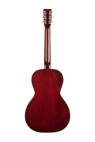 Art & Lutherie Roadhouse Parlor-style Elektro Akustik Gitar Tennessee Red
