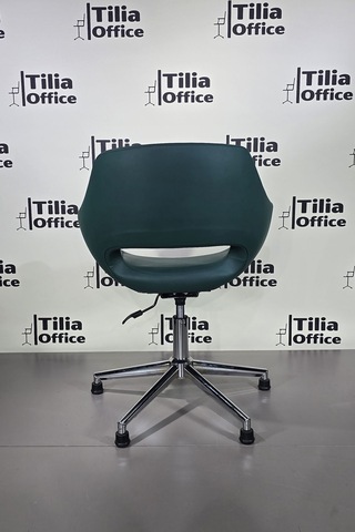 Monaco Çalışma Kesim Koltuğu Konik Sabit Ayak Koyu Yeşil