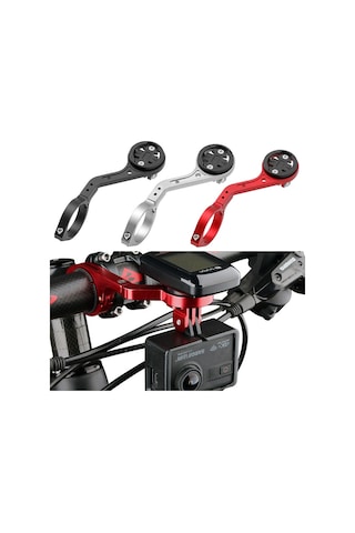 Bg-371 Bisiklet Alüminyum Alaşımlı Kod Tablosu Çerçevesi Evrensel Kod Tablosu Uzatma El Feneri Braketi Gümüş Gümüş