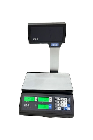 Cas Er Jr Set Üstü Terazi 30 Kg Boyunlu Fiyat Hesaplamalı