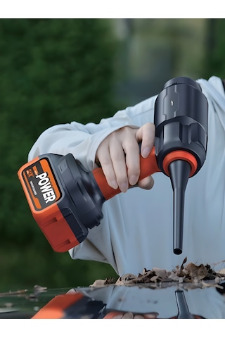 20000pa Güçlü Emişli Çift Bataryalı Dijital Göstergeli Kablosuz Vakumlu Üflemeli Araç Süpürgesi -