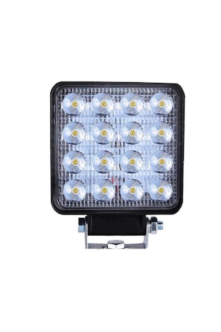 Off Road Kare Led Çalışma Lambası 16 Ledli 12-24v / 48w Uyumlu