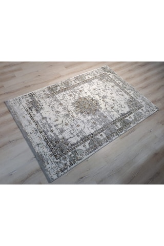 Saray Halı Palet Sh323Lj0 Gri Hardal Halı 160 x 230 CM