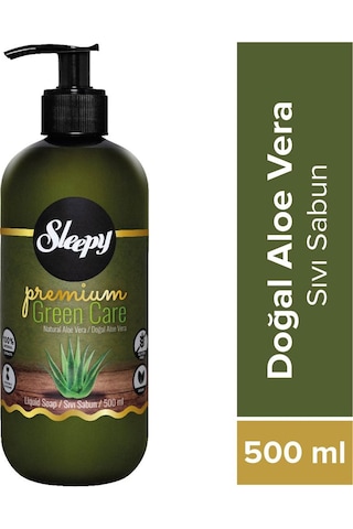 Sleepy Premium Green Care Doğal Aloe Vera Sıvı Sabun 500 ML