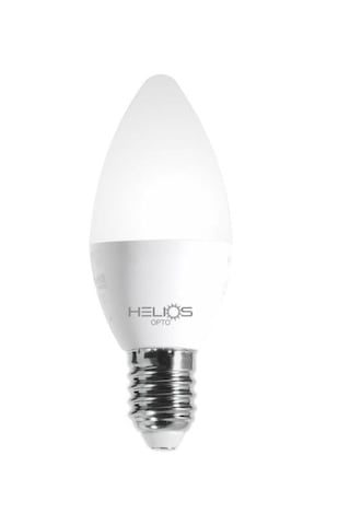 20 Adet Helios 8w Led Buji Ampul 6500k Beyaz Işık E-14 İnce Duy Avize Ampulü 20 Adet