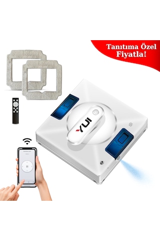 Yui CS16 Pro Plus Smart Uygulamalı 3000PA Cam Silme Robotu