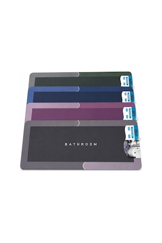 İbico İ21-158 Banyo Paspası 40x120cm Sihirli Elastik Su Emici Dikdörtgen Mat Renkler Diğer