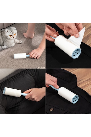 Porsima 3105 Kedi Köpek Tüy Toplayıcı Rulo + 8 Adet Yedek Rulo Ma