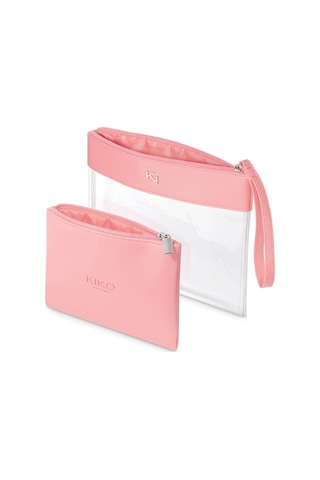 Kiko Makyaj Çantası Transparent Beauty Case 003 Pink