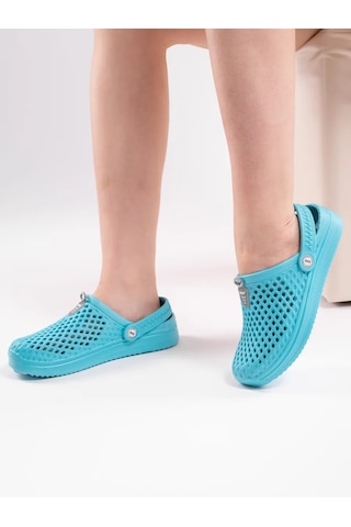 Optımoll Kapalı Terlik Sabolar Kauçuk Plaj Terlikleri 397349142 Açık Mavi