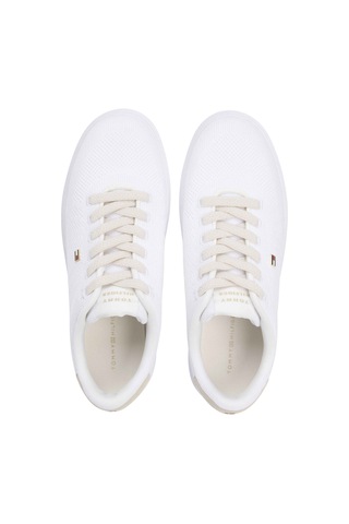 Tommy Hilfiger Kadın Marka Logolu Günlük Kullanıma Uygun Ekru Sneaker Fw0fw09289 0lh