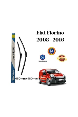 Fiat Fiorino 2008 2009 2010 2011 2012 2013 2014 2015 2016 Uyumlu Ön Cam Silecek Süpürgesi Seti 650+480mm