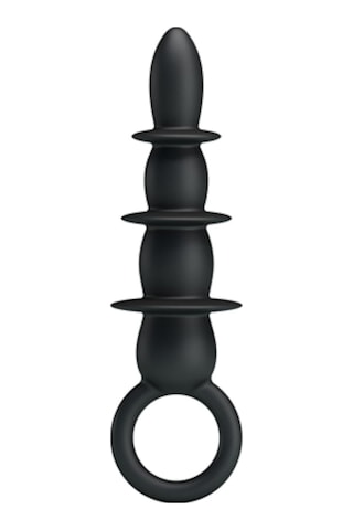 Hızlı Express Pretty Love 13 Cm Boğumlu Süper Kalite Anal Plug Anal Açıcı Zenci Dildo