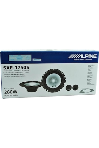 Alpine 13cm Component Hoparlör - Alpine Sxe-1350s 13cm Mid Takımı - Alpine Komponent Hoparlör Seti