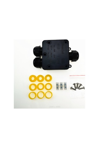 Youtek G712 Dış Mekan Kablolu Su Geçirmez Terminal Kutusu - Ip68 Koruyucu, 1 Giriş 2 Çıkışlı Abs/pc Malzeme, 10a Akım Kapasitesi