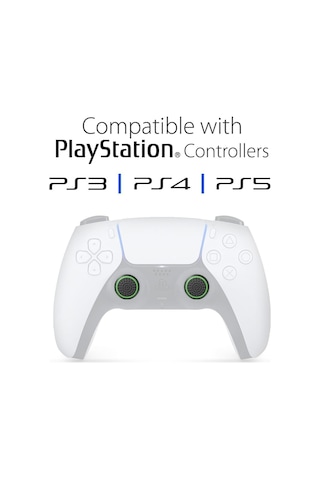 Analog Çubuk, Joystick, Thumbstick Başlıkları, Koruyucu Kapak, Kulplar, Silikon Kapaklar, Ps5 Ps4 Ps3 Gamepad - /yeşil - 4 Adet Sku: Smg8690010085252