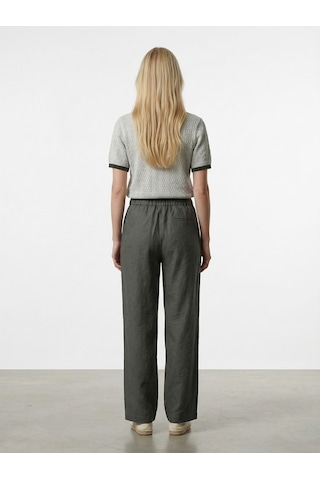 Xint Haki %100 Keten Oversize Pantolon 201317