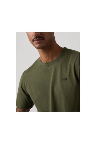 Levi's Orıgınal Tee Garment Dye Deep Erkek Koyu Yeşil Bisiklet Yaka T-shirt 005gx-0011-16409