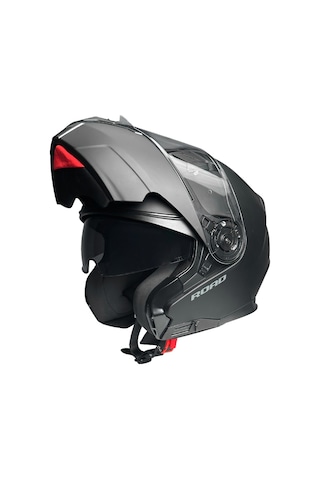 Pilot Road II Sv Çene Açılır Kask Mat Siyah