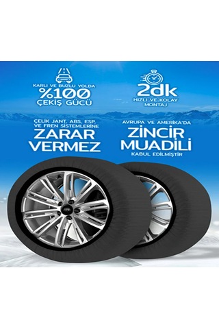 175/60/19 X Large Size 70 Matte Oto Kar Çorabı Gri Extra Pro 1756019