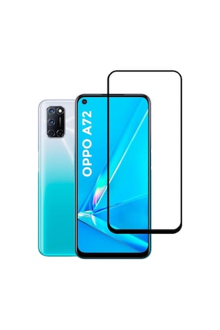 Logis Oppo A72 Tam Kaplayan 5d Antistatik Ekran Koruyucu Cam