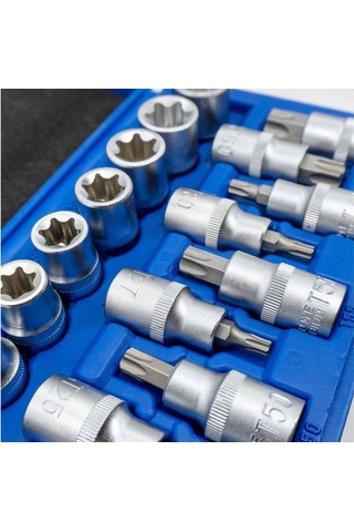 Grayzer 19 Parça 1/2'' İç-dış Torx Lokma Takımı