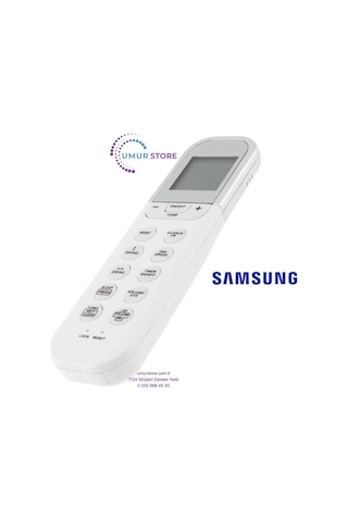 Samsung Ar12txhqbwk İnverter Uyumlu Klima Kumandası