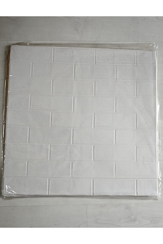 70x280 Kendinden Yapışkanlı Duvar Kağıdı Beyaz Taş Desen ,salon,duvar,tv Ünitesi