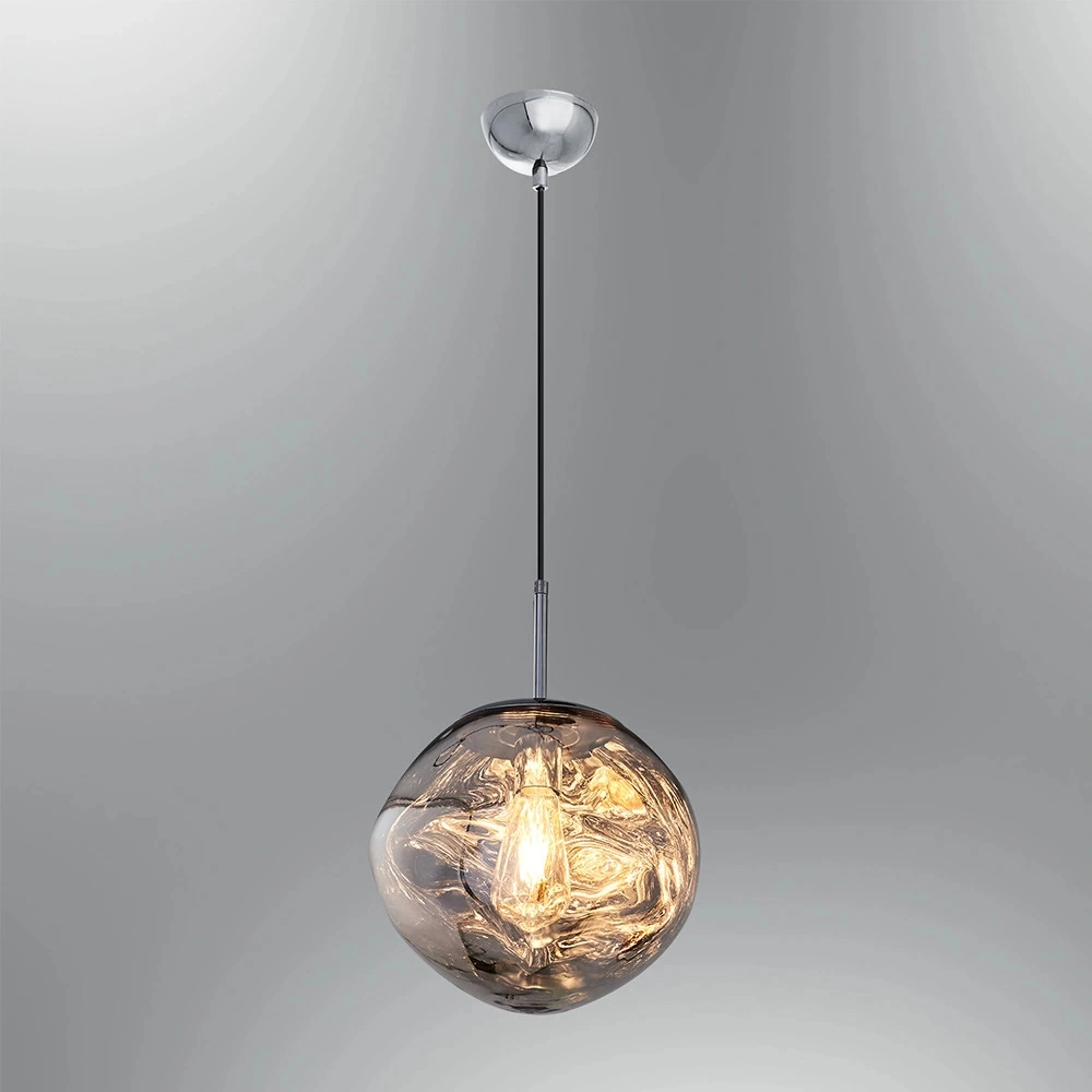 Camlı Sarkıt Avize Ve Rose Krom Renkli Avize Çok Renkli