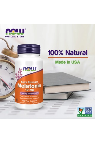 Now Foods, Extra Melatonn, 10 Mg, 100 Veg Caps