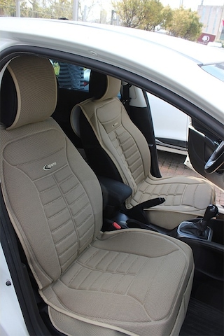 Skoda Super B Lüx Oto Koltuk Minderi Ön Arka 5'li Set 5star Serisi Bej