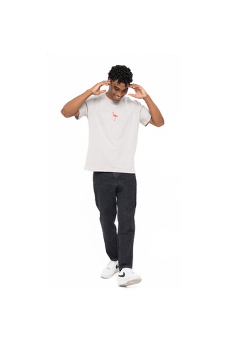 Watchofroyal Flamingo T-shirt Gri