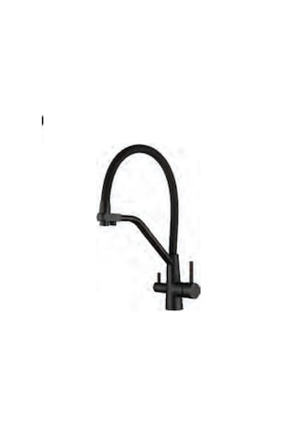 Fleko Arıtmalı Spiralli Siyah Eviye Bataryası Ks1653-C