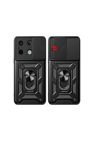 Xiaomi Redmi Note 13 Pro 4g Pars Lens Yüzüklü Silikon