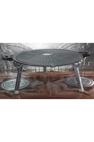 Hakiki Pik Demir Döküm Ayaklı Katlanır Portatif Izgara