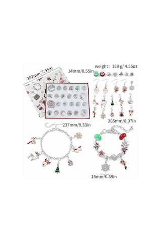 24 Countdown Calendar Advent Surprise Blind Box Set Creative Ornaments Christmas Gift