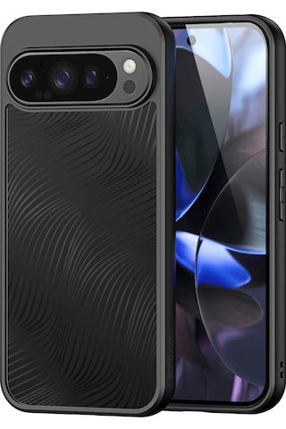 Google Pixel 10 Pro Xl Dux Ducıs Aimo Serisi Tpu Pc Buzlu Hissediyorum Telefon Kılıfı Siyah Siyah