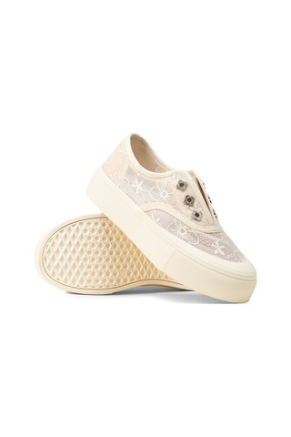 Deery Kadın Bej Dantelli Sneaker Ayakkabı - K0523zbejc01 Bej