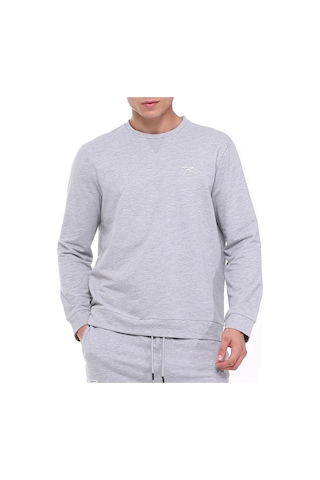 Raru Sweatshirt Porta Gri Melanj
