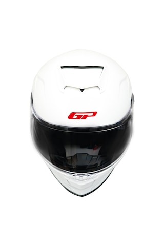 Gp Kompozit Mks008-pw Yarış Spoiler Güneş Vizörlü Şeffaf Full Face Motosiklet Kaskı Çok Renkli