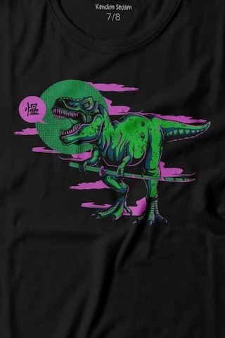 Kendim Seçtim Dinazor Dinosaurs T-rex Streetwear Sokak Urban Baskılı Tişört Çocuk T-shirt 001