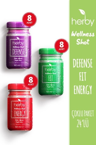 Herby Wellness Shot Deneme Paketi X24
