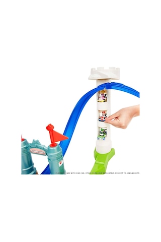 Nessiworld Hgk59 Hw Mario Kart Keskin Dönüşler Pist Seti /hot Wheels Çok Renkli