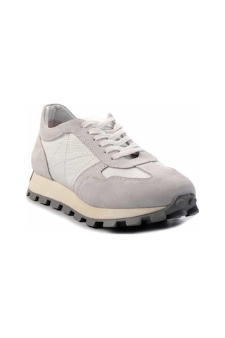 Bambi Beyaz Beyaz Leather Erkek Sneaker E01585731902 Beyaz